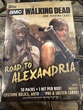 The Walking Dead 2018 Trading Cards Box - Road To Alexandria Topps SEALED NEW picture