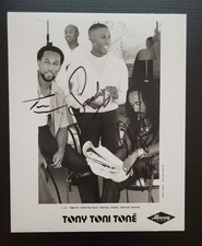 Vintage 1990s Tony Toni Tone autograph Revival Hip Hop New Edition Jodeci signed picture