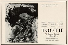 1960s Vintage Asger Jorn Art Arthur Tooth Gallery London Original Print Ad picture