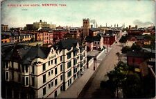 Postcard Birds Eye View Looking North in Memphis, Tennessee picture