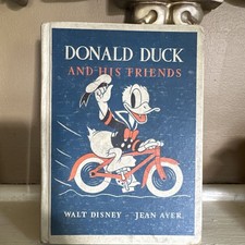 Donald Duck and His Friends 1939 DC Heath Jean Ayer Vintage Children’s Book picture