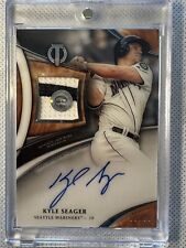 2018 Topps Tribute Auto Patch 50/50 Kyle Seager #TAP-KS Patch Auto picture