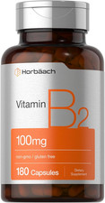 Vitamin B2 Riboflavin 100mg 180 Capsules Quick Release Daily Supplement picture