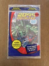 2099 Unlimited Marvel, Signed By Chris Wozniak w/ COA, in Sealed Bag & Protector picture