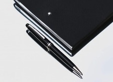 Montblanc Meisterstück 164 Ballpoint Pen Black Silver Authentic New Box ON SALE picture