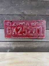VINTAGE 1936 FLORIDA TAG TRUCK LICENSE PLATE #GK25201 picture