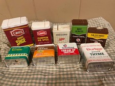 Vintage Spice Tin Retro Kitchen Decor Cain’s, Durkee Lot picture