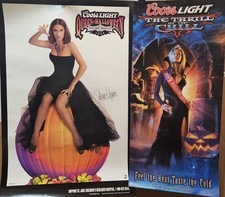 2 Coors Light Salma Hayek , Queen of Halloween Poster Set. Jude’s picture