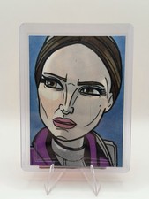2026 Topps Star Wars Galaxy PADME AMIDALA 1/1 Sketch Card by Nick Gribbon picture