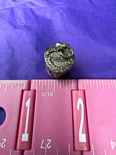 Vintage Silver-tone Heart-Shaped Wishes Come True Locket w/ Lid Signed