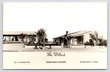 c1950s~The Willard Hotel~Ocean Cottages~Daytona Beach Florida FL~RPPC Postcard picture