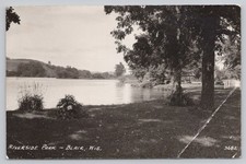 Riverside Park, Blair, Wisconsin WI RPPC UNP Postcard picture