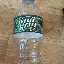 Empty planned springs water bottle -USED picture