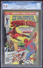 SPECTACULAR SPIDER-MAN #1 CGC 9.8 NEWSSTAND WHITE PAGES - MARVEL COMICS DEC 1976 picture