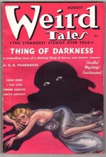Weird Tales Aug 1937 Brundage Cvr; Robert E. Howard; Kuttner; Wellman - Pulp picture