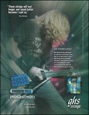 Megadeth Dave Mustaine Signature GHS guitar strings Rocktron Preamp 2005 ad picture