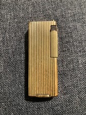 Vintage Gold Caddy Japan Zaima Pocket Lighter | Art-Deco Design Untested As-Is picture