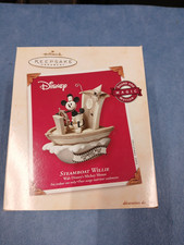 2003 Hallmark Ornament Disney Mickey Mouse 90th Anniversary Steamboat Willie picture