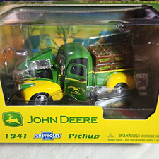 John Deere 1941 Chevrolet Pickup Die-Cast Metal Toy Truck Agriculture Ad picture