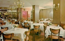 Kleine Konditorei Cafe Restaurant Manhattan NYC Vintage Chrome Postcard picture