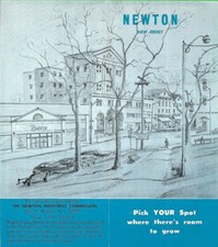 1965 NEWTON Sussex County New Jersey Promotional Brochure Schools Clubs Industry picture