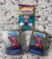 2022 GARBAGE PAIL KIDS CHROME SERIES 5 COMPLETE 100 CARD BASE SET + WRAPPER GPK picture
