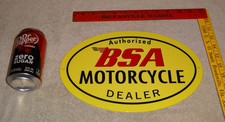 VINTAGE BSA AUTHORIZED MOTORCYCLE DEALER 12