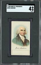 1889-90 H600 U.S. Presidents James Madison (SGC 4 VG/EX) Blank Back picture