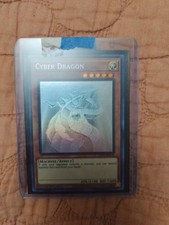 Yu-Gi-Oh Cyber Dragon Ghost Rare Holographic 1st Edition EU English picture