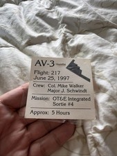 Rare USAF Northrop Grumman B-2 Spirit Test Team Serialized Challenge Coin AV-3 picture
