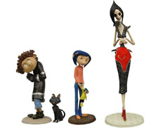 NECA Best of Coraline, The Cat, Wybie & Other Mother 4-Piece PVC Figure Set picture
