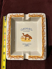 Vintage 1996 Camel Filters Ceramic Ashtray Turkish American Blend Tobacciana picture