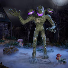 8 FT Animated Wicked Woods Giant-Sized LED Perilous Plant Monster Halloween prop picture