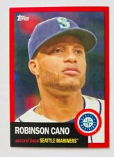 2016 Topps Heritage Robinson Cano RED Border Parallel Card, SP #/50, Mariners picture