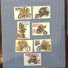 1972 Silly Cycles by Donruss Lot of 7 Excellent condition picture