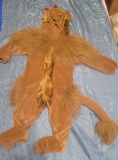 Vintage Wizard of Oz Halloween Costume Youth Size Sm Courage Lion Warner Bros Vg picture