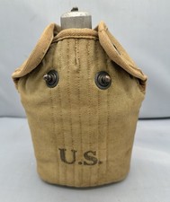 WWI US Army M1910 1918 AGM C Canteen & Cup with M&C Cover 1918 (110 picture
