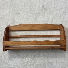 Wood Spice Rack, Small Vintage. Countertop Or Hanging. Holds Six Spice Bottles. picture