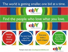 Vintage 2005 eBay Live sticker set –