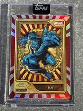 BEAST 2026 Topps Marvel Mint Gold Tier Encased RED REFRACTOR Parallel Sp /5 picture