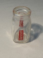 MINI Old Vintage 1950s DARICRAFT CREAMER MILK BOTTLE PYROGLAZE LEBANON MISSOURI picture