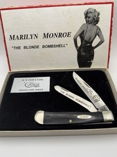 1992 Limited Edition Case XX Marilyn Monroe Blonde Bombshell Pocket Knife New picture