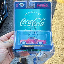 Coca-Cola 1979 Chevrolet Silverado Stepside Diecast Pickup Truck Red/White picture