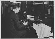 Clifton NJ Clifton National Bank 1930s Combination Machines Office Interior picture
