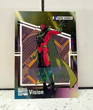 Impel 2024 Marvel Super Heroes Vision #74 Autograph Andrea Milana 28/35 picture