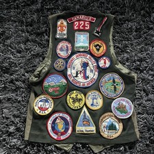 Vintage 1960s Boy Scouts Vest with Patches picture