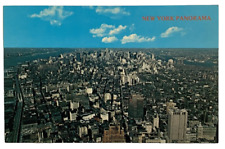 New York Panorama As seen from the Twin Towers NY Postcard Unposted picture