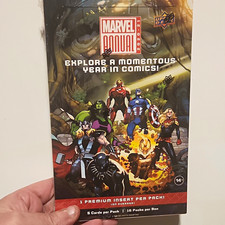 Upper Deck Marvel Annual 2020-21 Trading Card Hobby Box sealed picture