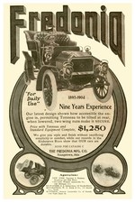 Fredonia Vintage Car Poster (1895-1904) - USA ๐บ๐ธ - Retro MCM - Hi-Res๐ Print picture