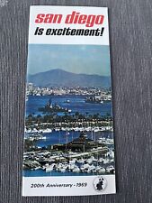 San Diego is Excitement 200th Anniversary California brochure 1969 picture